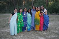 61 The second week of camp's theme was 'International'. Many wore outfits from other countries, like these girls.